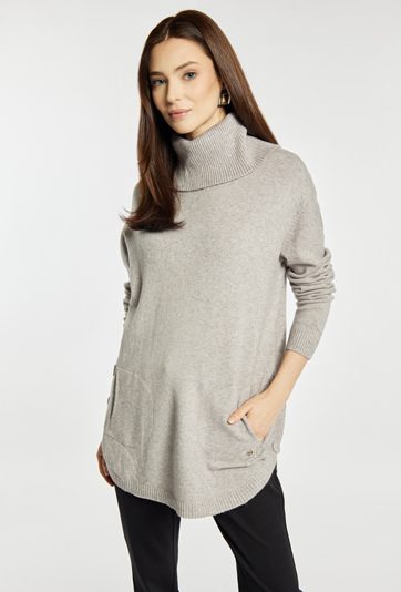 Sweter damski z golfem