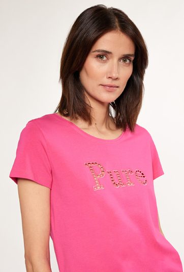 T-shirt damski z napisem