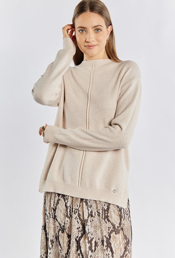 Wiskozowy sweter damski