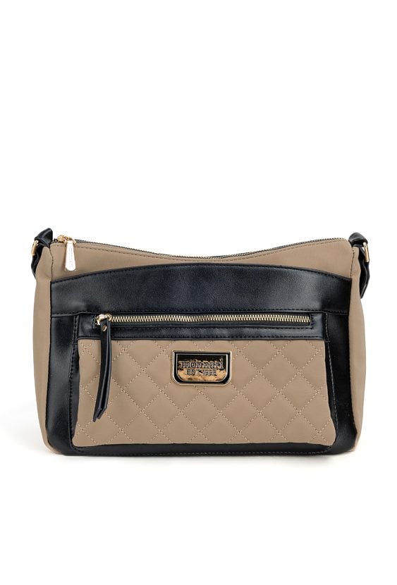 Torba damska z pikowaną kieszonką