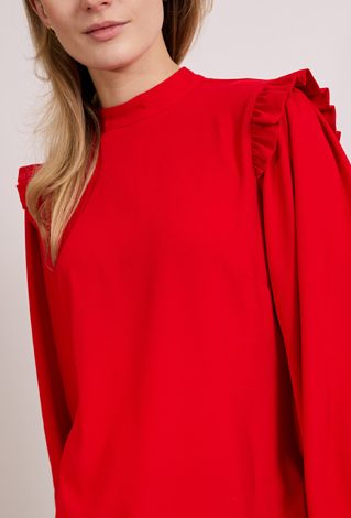 Elegancka bluzka z falbankami