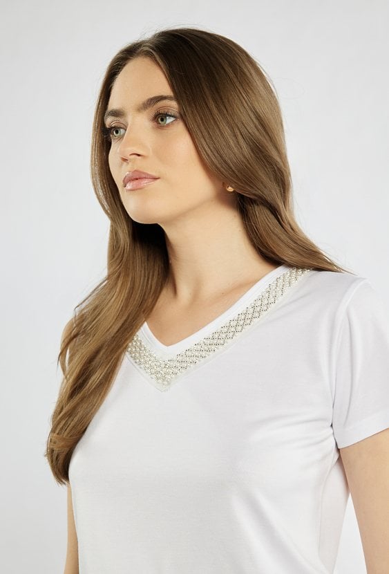 T-shirt z modalu