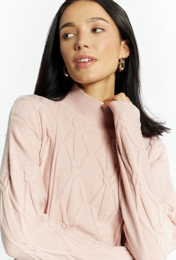 Sweter z półgolfem