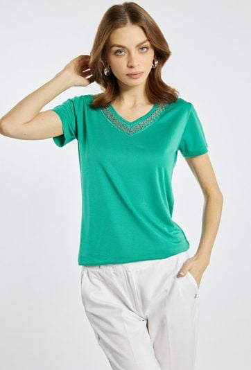 T-shirt z modalu