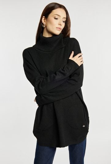 Sweter damski z golfem