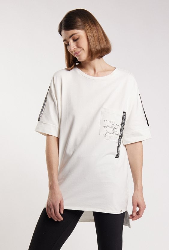 Bluza damska z dłuższym tyłem