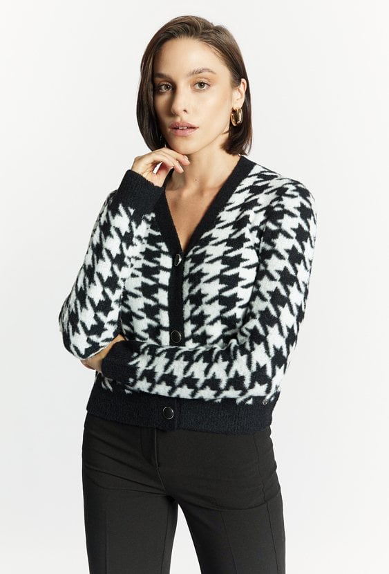 Sweter damski z wzorem