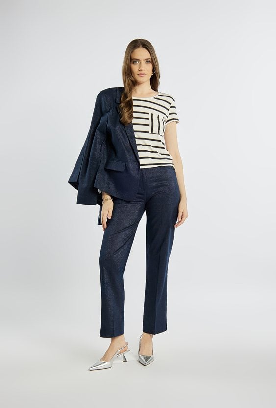 T-shirt damski w paski