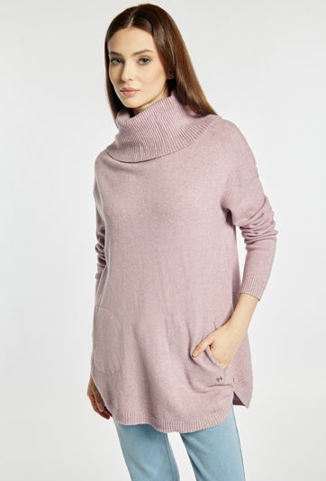 Sweter damski z golfem