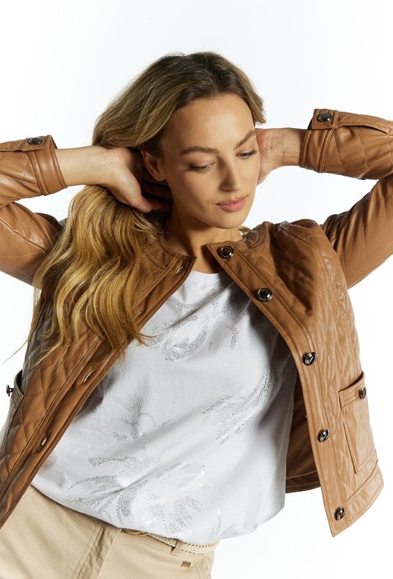 Pikowana kurtka damska