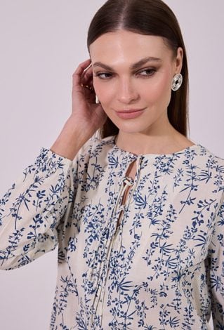 Wzorzysta bluzka damska