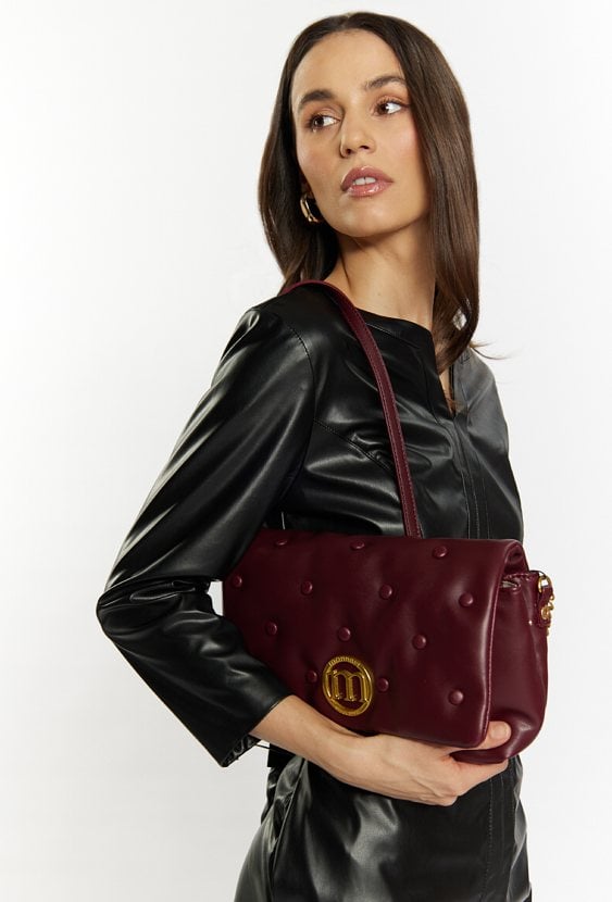 Torba damska z ozdobnymi przyszyciem