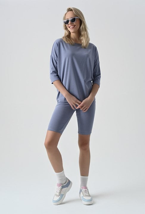 Niebieskie kolarki z modalem