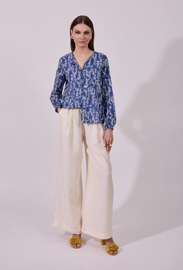 Wzorzysta bluzka damska