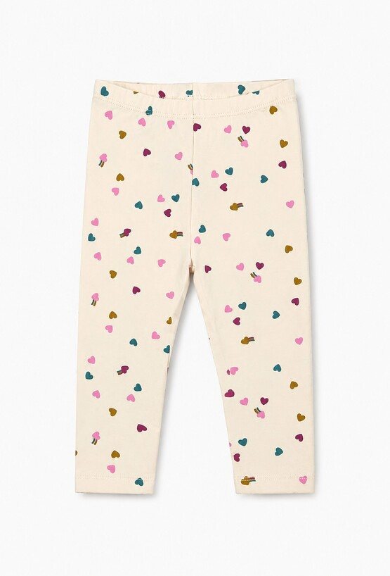 Legginsy niemowlęce w kolorowe serduszka