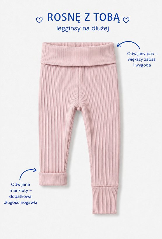 Legginsy dla maluszka dziewczęce