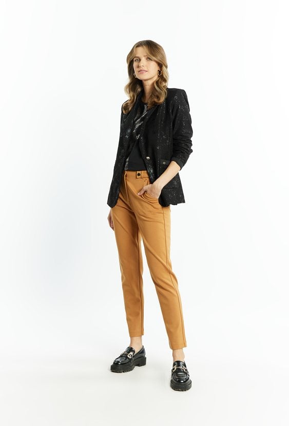 Marynarka damska z dresowej dzianiny