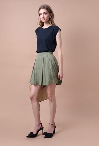 Szorty z szeroką nogawką