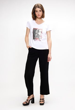 T-shirt damski z nadrukiem