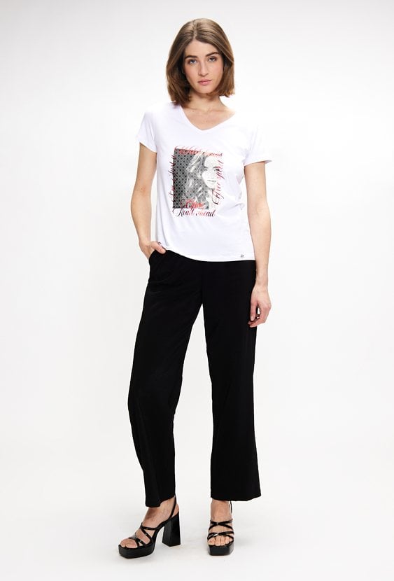 T-shirt damski z nadrukiem