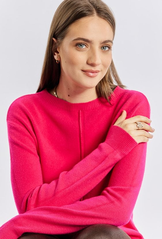 Wiskozowy sweter damski