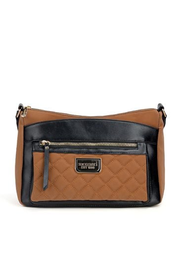 Torba damska z pikowaną kieszonką