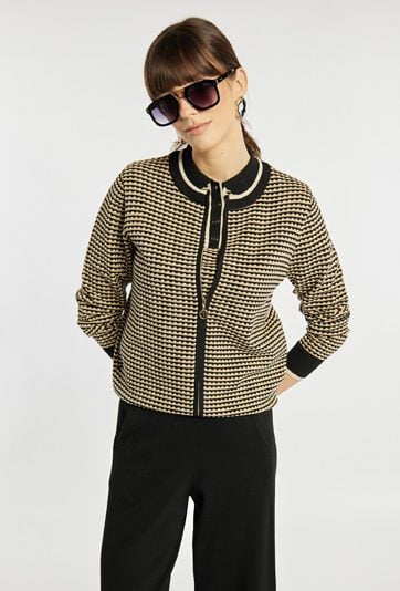 Rozpinany sweter damski