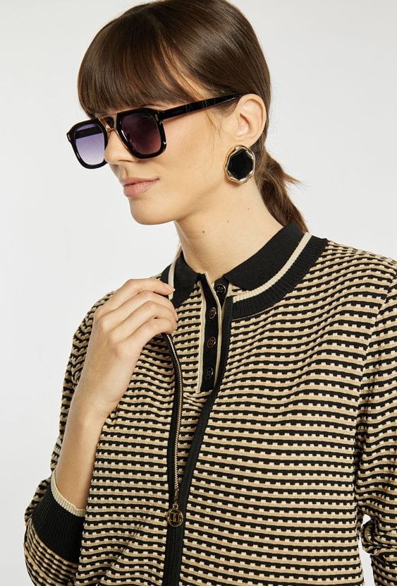 Rozpinany sweter damski