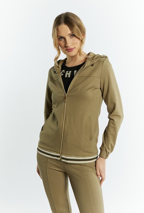 Rozpinana bluza z kapturem