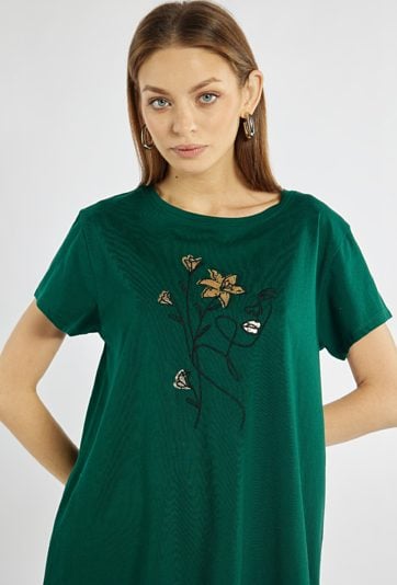 T-shirt o luźnym fasonie