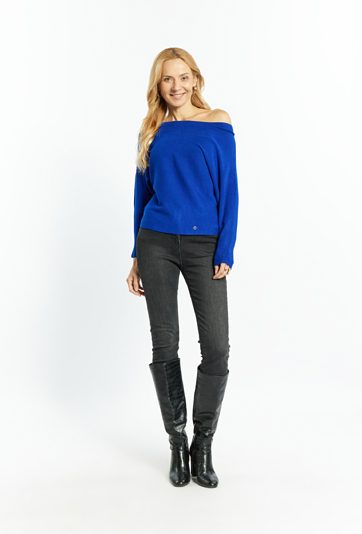 Wiskozowy sweter damski