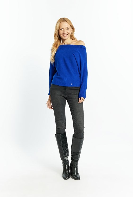 Wiskozowy sweter damski