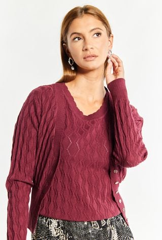 Krótki kardigan damski