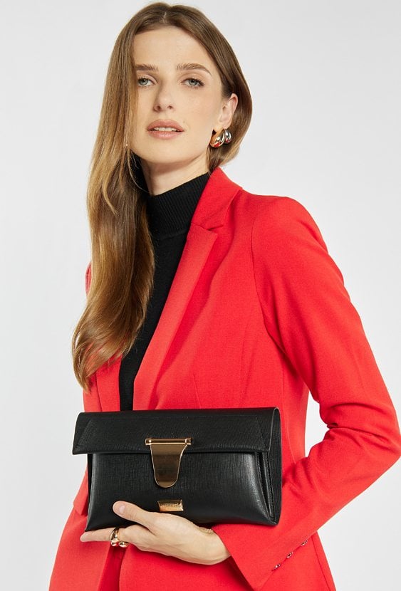 Torebka z subtelnym połyskiem