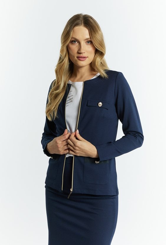 Bluza damska z ozdobnymi patkami