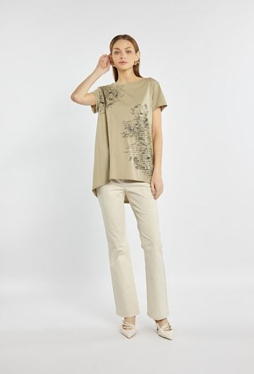 Lekki T-shirt damski