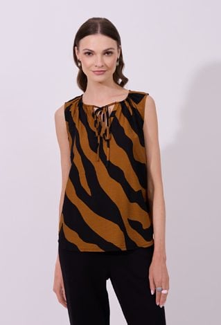 Bluzka z wyrazistym wzorem