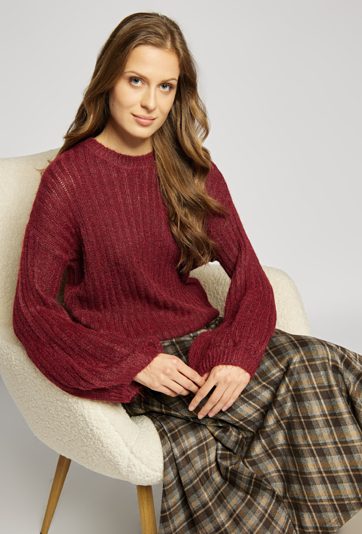 Sweter damski z wiskozą