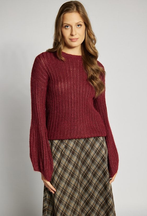 Sweter damski z wiskozą