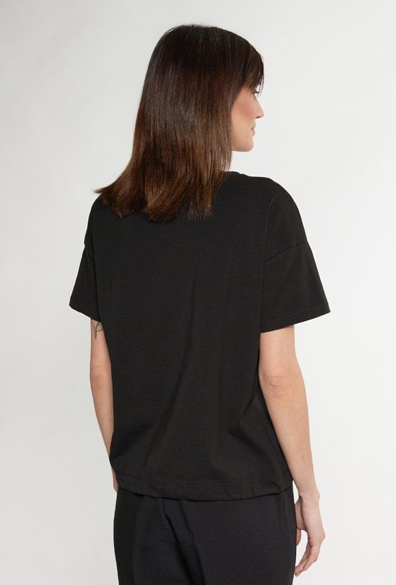 Bawełniany t-shirt z nadrukiem