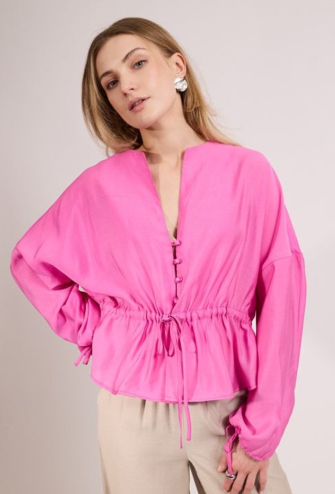 Bluzka damska z guzikami