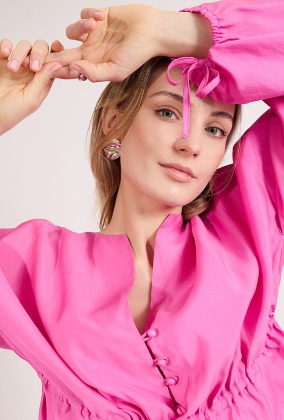 Bluzka damska z guzikami