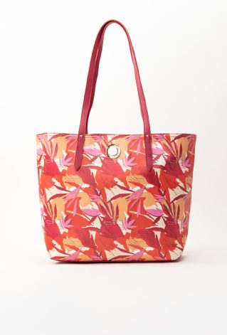 Shopperka damska w kwiecisty wzór