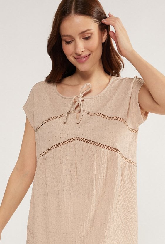 Bluzka damska z wiązaniem