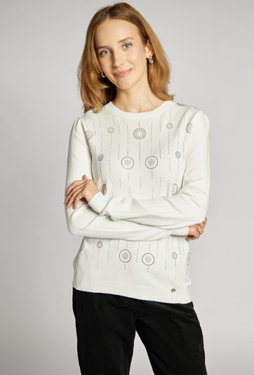 Sweter z połyskiem