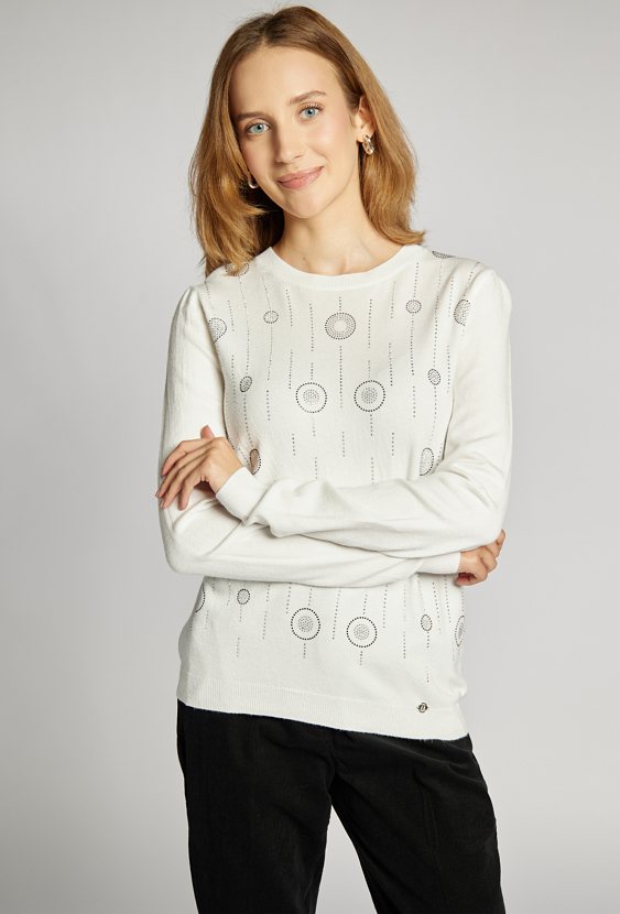 Sweter z połyskiem