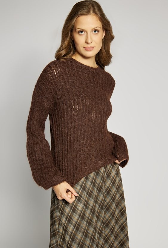 Sweter damski z wiskozą