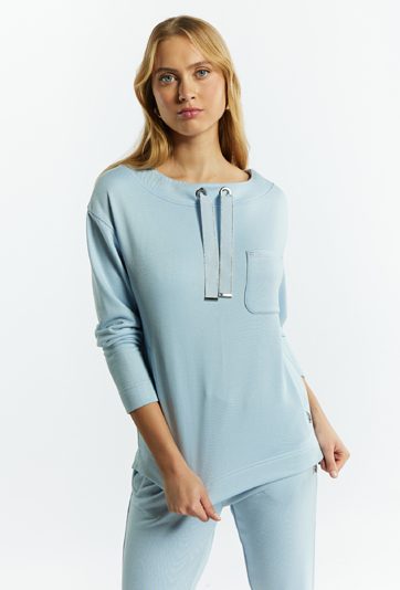 Bluza damska ze ściągaczem