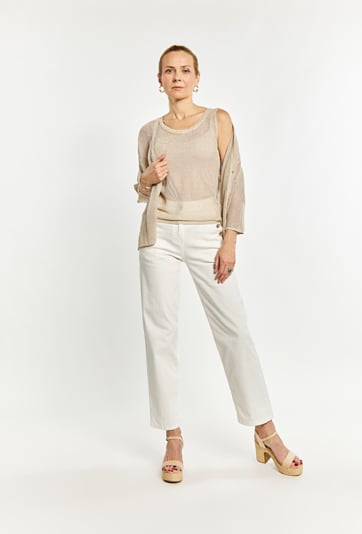 Siateczkowy top damski