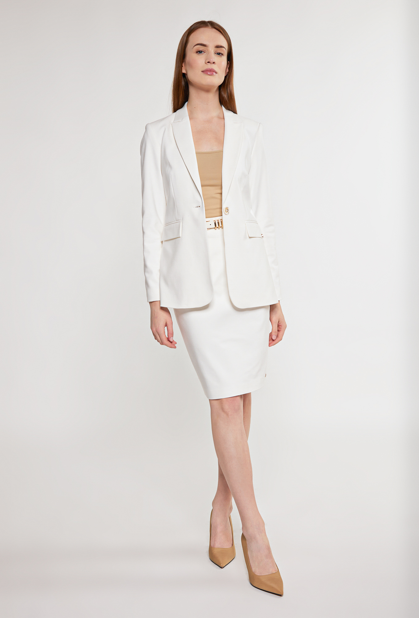 マリマリページ Elegancka marynarka o klasycznym kroju